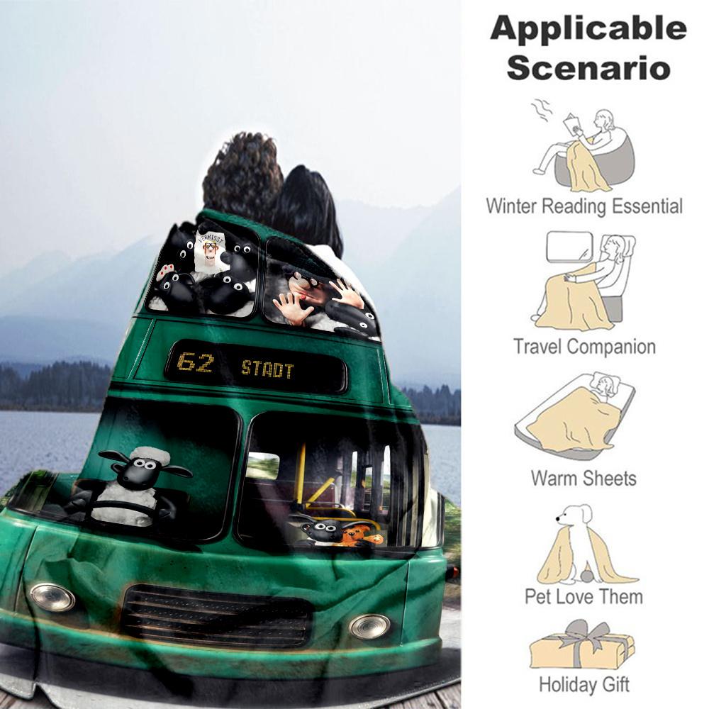 Shaun Blanket, High quality Comfortable for All Seasons, Home Decor, Warmth and Comfort