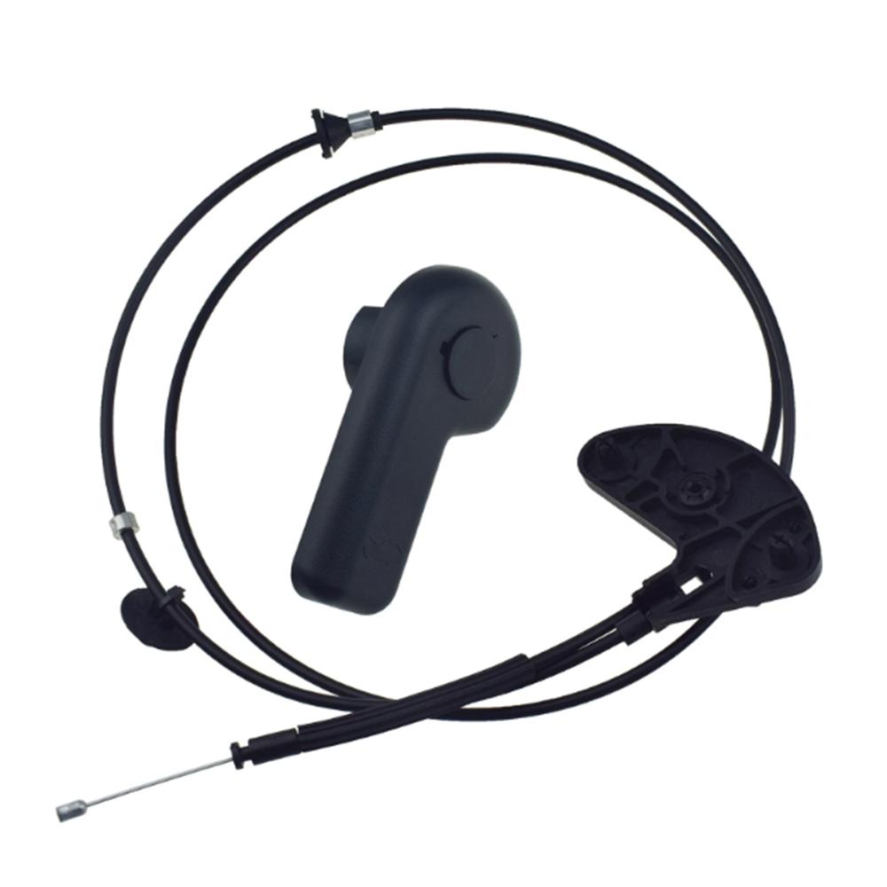 

1Set Cv6Z16B626A Hood Latch Lock Release Control Cable With Handle For Ford