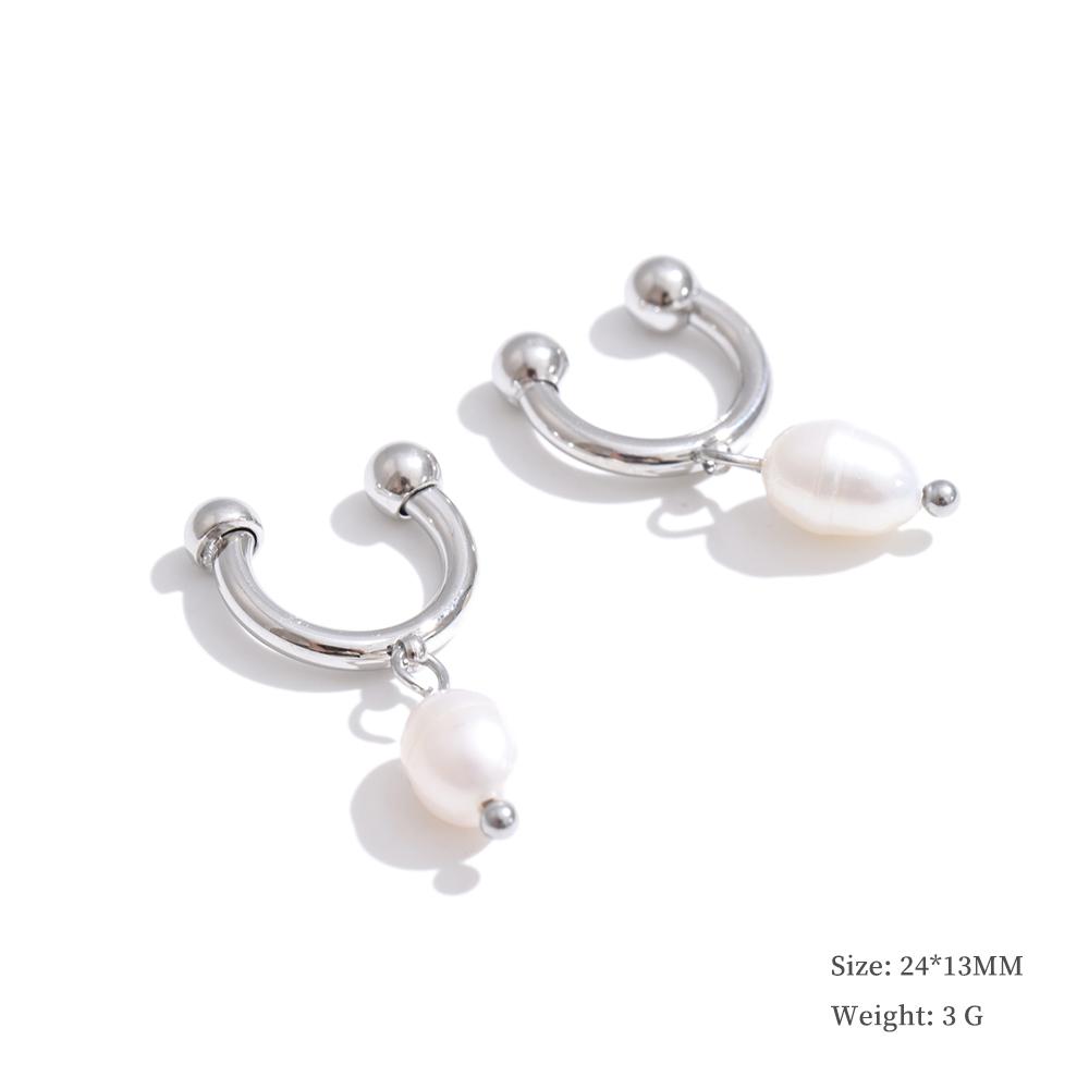 Yhpup Stainless Steel Adjustable Ear Bone Clip Earrings Arrivals Platinum Plated Popular Charming Chic Accessories Wholesale
