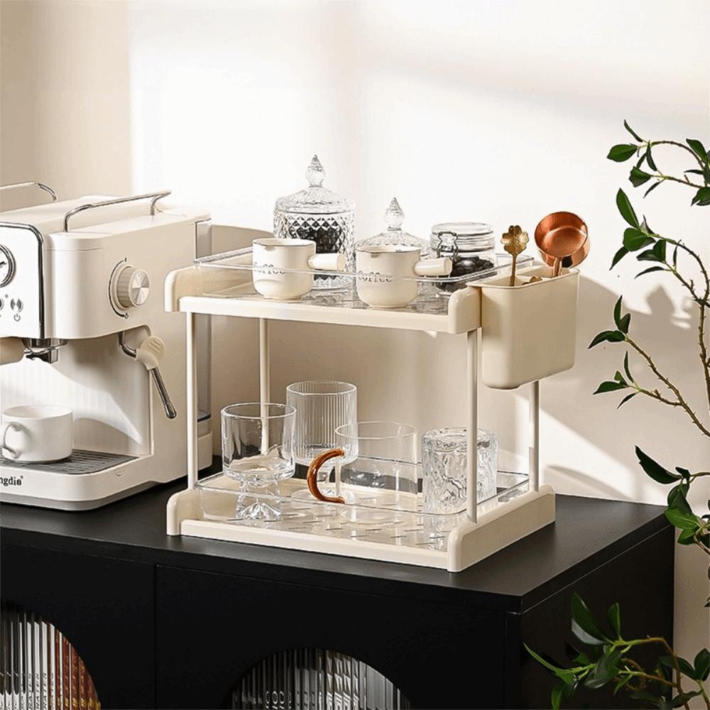 Large Capacity Storage Cup Holder Multifunctional Organizing Storage Rack  Household