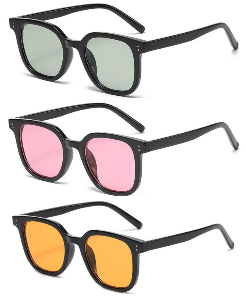 Women Fashion Square Frame Sun Glasses Outdoor Shades Wild Eyewear Unisex Summer Beach Sunglasses