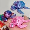 3D Printed Turtle Figurines Movable Joints Creative Collection Desktop Decoration Ornaments Holiday Gifts for Decoration Crafts