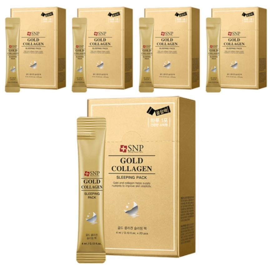 [SNP] Gold Collagen Sleeping Pack (1Unit-20Sticks), Korea popular explosive cosmetics