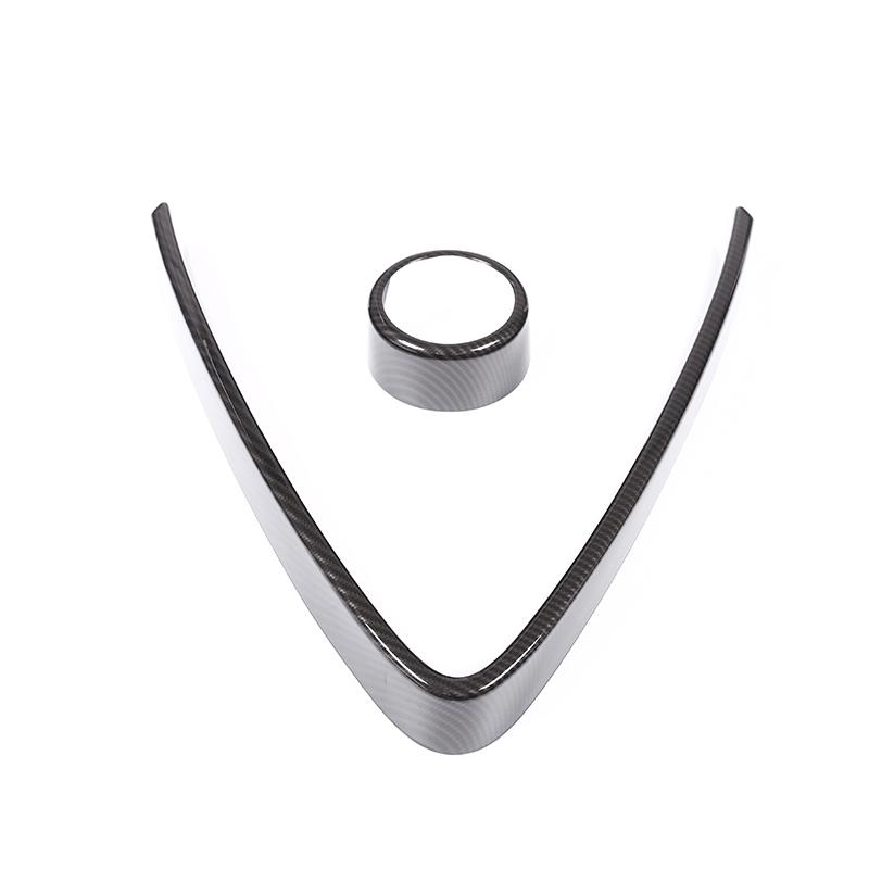 For Alfa Romeo Giulia Stelvio 2017 2018      ABS Plastic Front Grill Decoration Frame Car Accessories