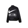 Nike Logo Letter Print Training Windbreaker Jacket Women Jackets Black FN1909-010