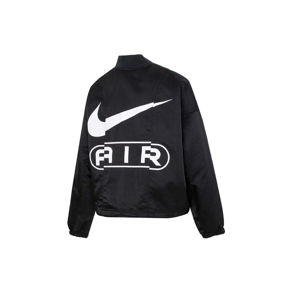 Nike Logo Letter Print Training Windbreaker Jacket Women Jackets Black FN1909-010