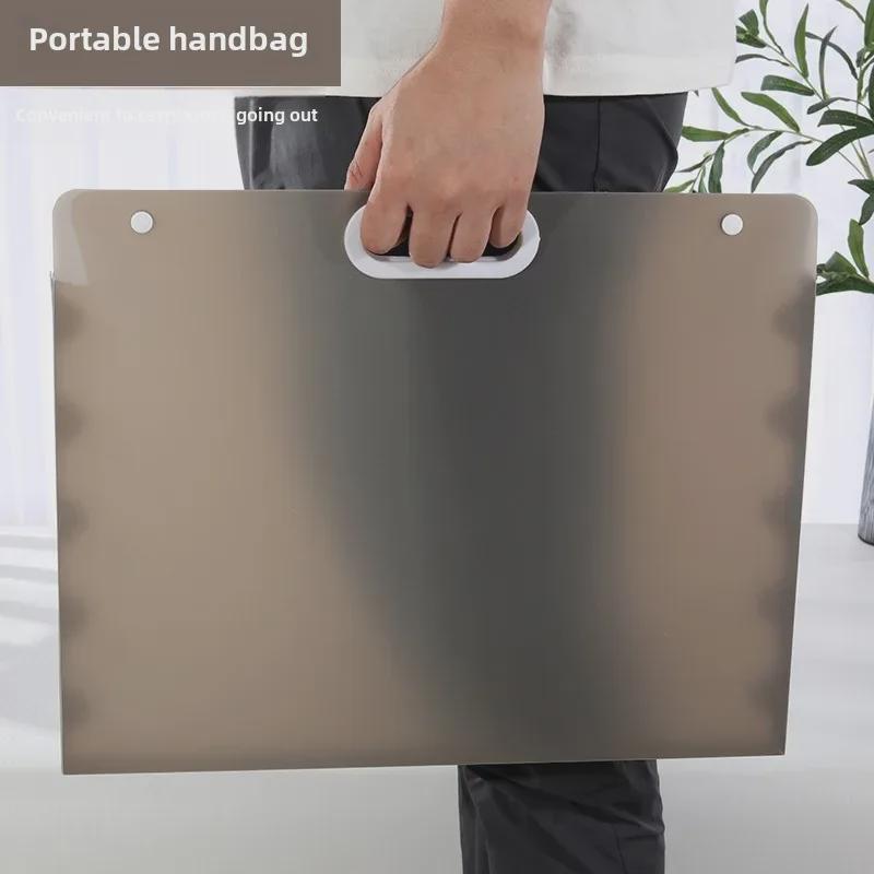 "Kangbai A3/4K Sketch and Album Storage Bag: Portable PP File and Drawing Collection Box."