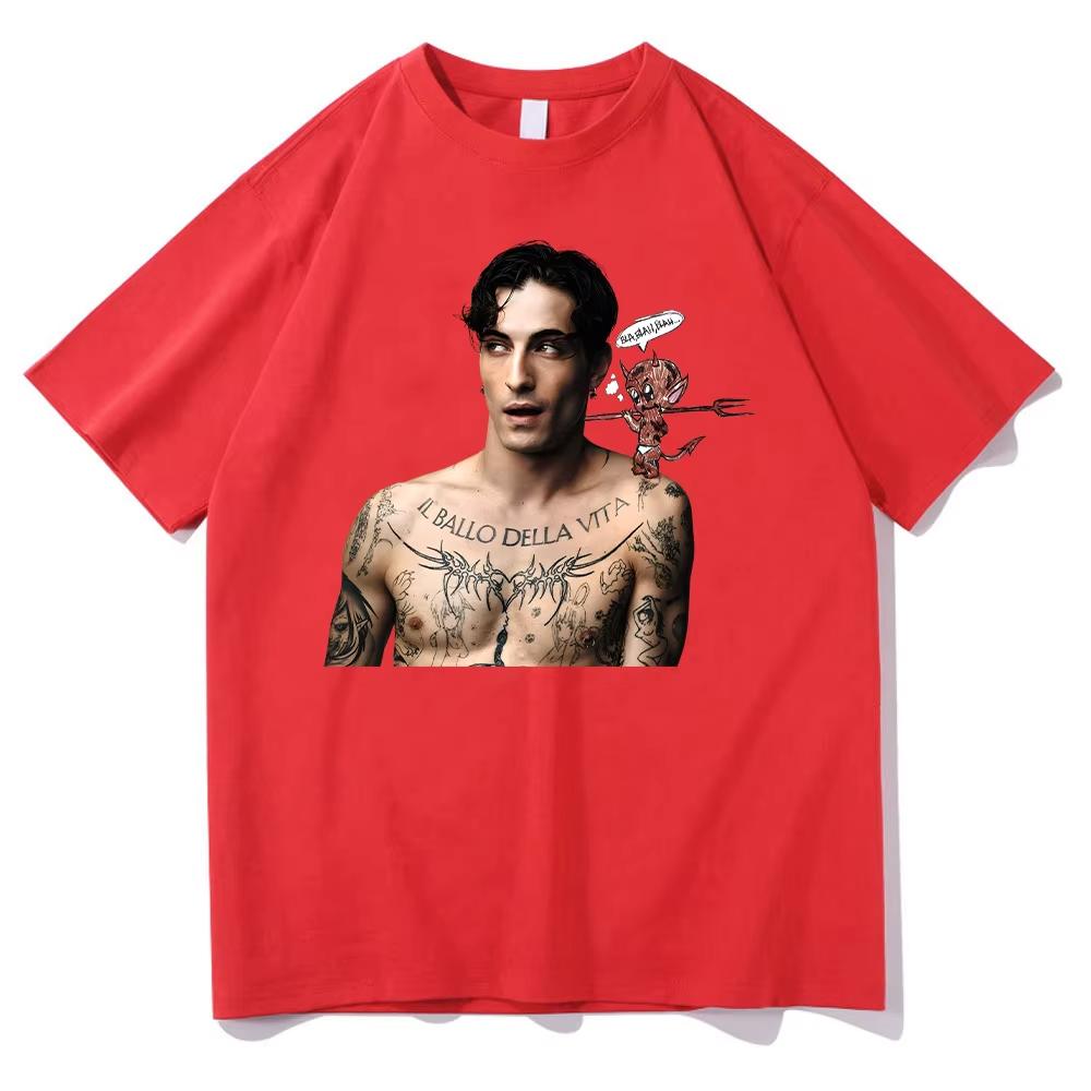 Damiano David VOICES T-shirts Damiano David 2025 Men Women Clothing Harajuku High Quality Tops Cotton Tshirts  Trends Tees