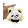 Soft Charming Plush Panda Sunflower Keychain Doll Colorful Bag Gifts Accessory