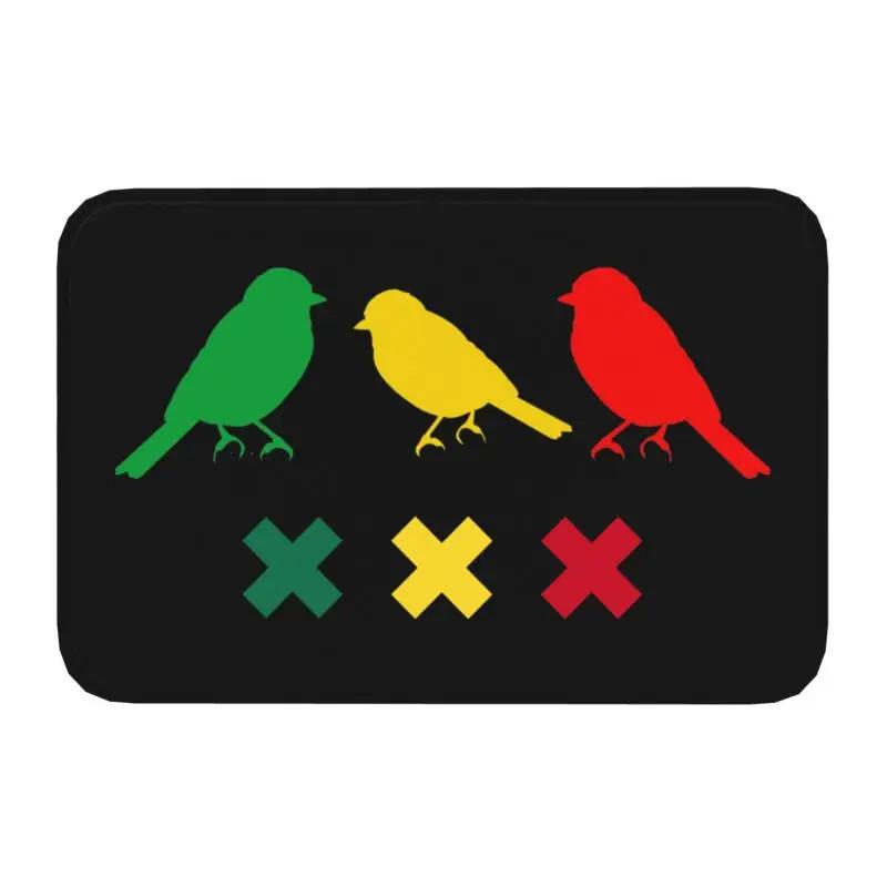 Benutzerdefinierte Ajax 3 Little Birds Fußmatte Rutschfeste Eingangsküche Badezimmer Boden Türvorleger Amsterdam Flagge Garage Teppich Läufer