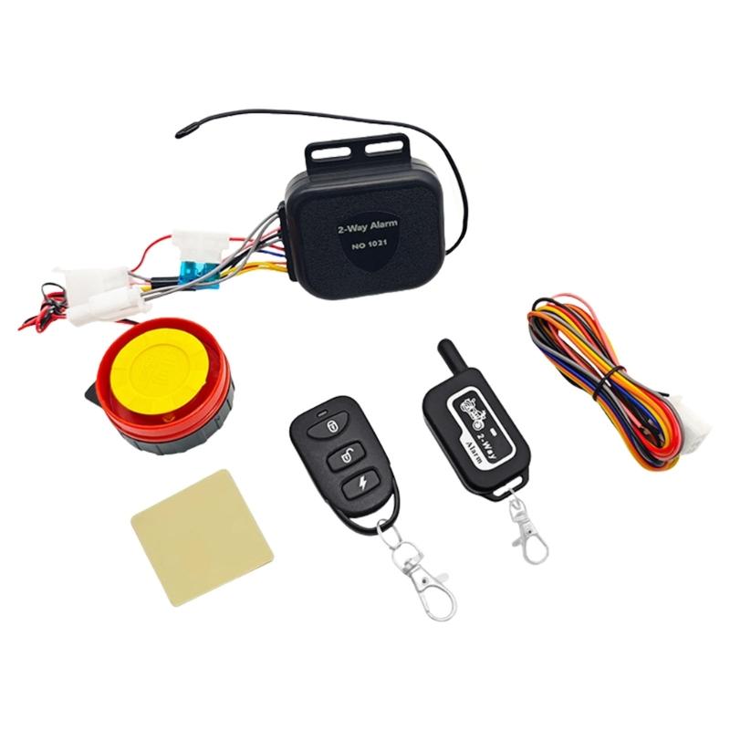 

Upgrades Security Alarm Versatile Motorcycle Anti Theft Device with Remote Engine Start set for Motorcycles & Bikes