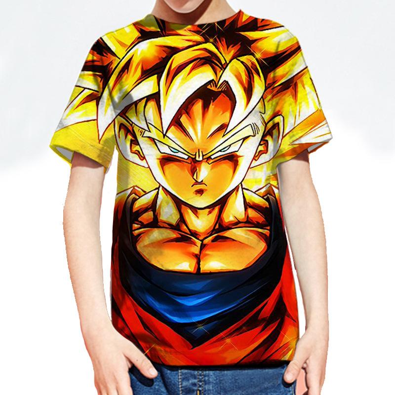 Trendy Pánské Dámské Oblečení Trička Anime Série Dragon Ball 3D Digitální Tisk Trička