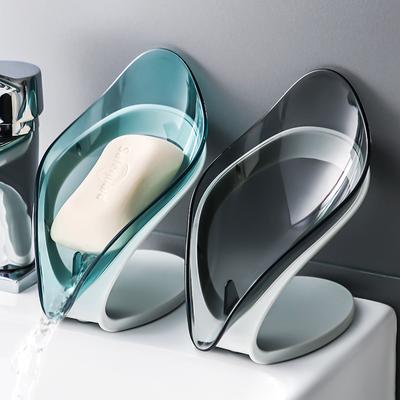 Creative Soap Box Drain Soap Rack Free Punch Suction Cup Cute Personality Home Bathroom Shelf Artifact