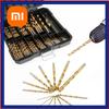 99PCS Titanium Coated High Speed Steel Twist Drill Bit 1.5-10 Combination Drill Set Hand Tools Power Parts Drill Bit Combination