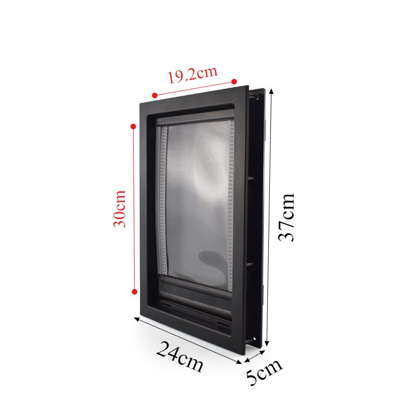 

Free Entry Exit Magnet Positioning Dog Door Cat Puppy Pet Door Screw Fixation Multi Sizes Durable Security Doors for Home Gate