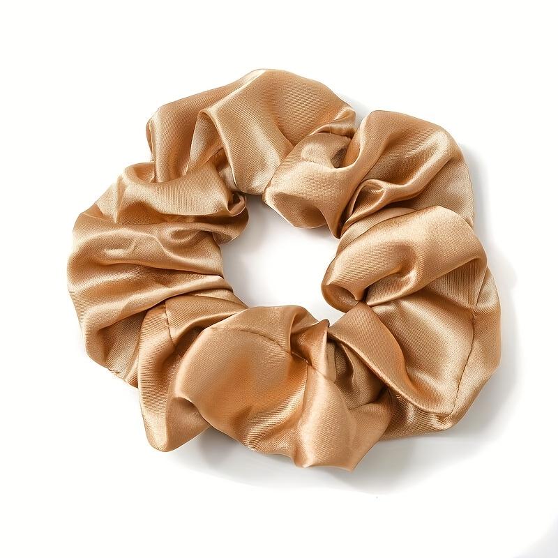 Soft and Comfortable Simulation Silk Circles with Small SilkTight Headbands, Bow Ties, Elastic Ponytails, Fixed Women'S Hair Accessories