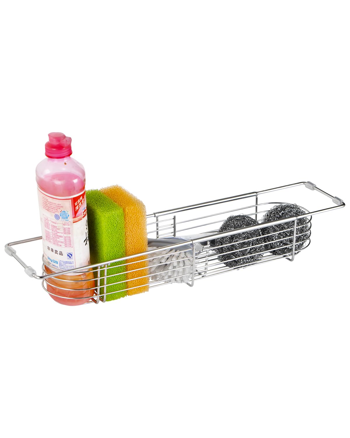 

YQh Aquarium asphalt aquarium Shanghai cotton sponge kitchen detergent storage bottle extendable length made of stainless steel shelf, shelf, holder,