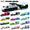 Maisto 1:64 Volkswagen Van Samba Alameda Trailer Trailer  Trailer Model Simulation Car Model Alloy Car Toy Male Collection Gift