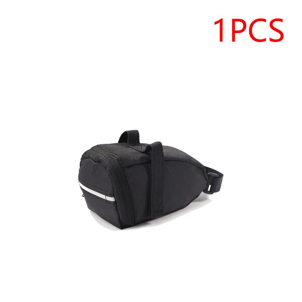 1-6PCS 1L MTB Bicycle Bags Multi-function Bike Saddle Bag Rainproof MTB Seatpost Rear Storage Pouch Cycling Equipment