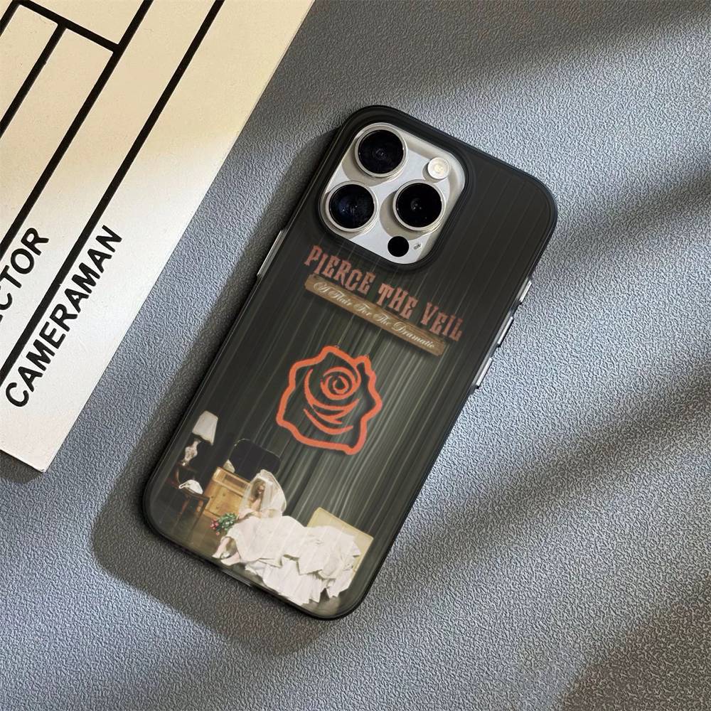 P-Pierce The Veil Band Handyhülle Für iPhone 17 16 15 14 Plus 11 12 13 Pro Max Stoßfester Schutz Weiche Rückabdeckung