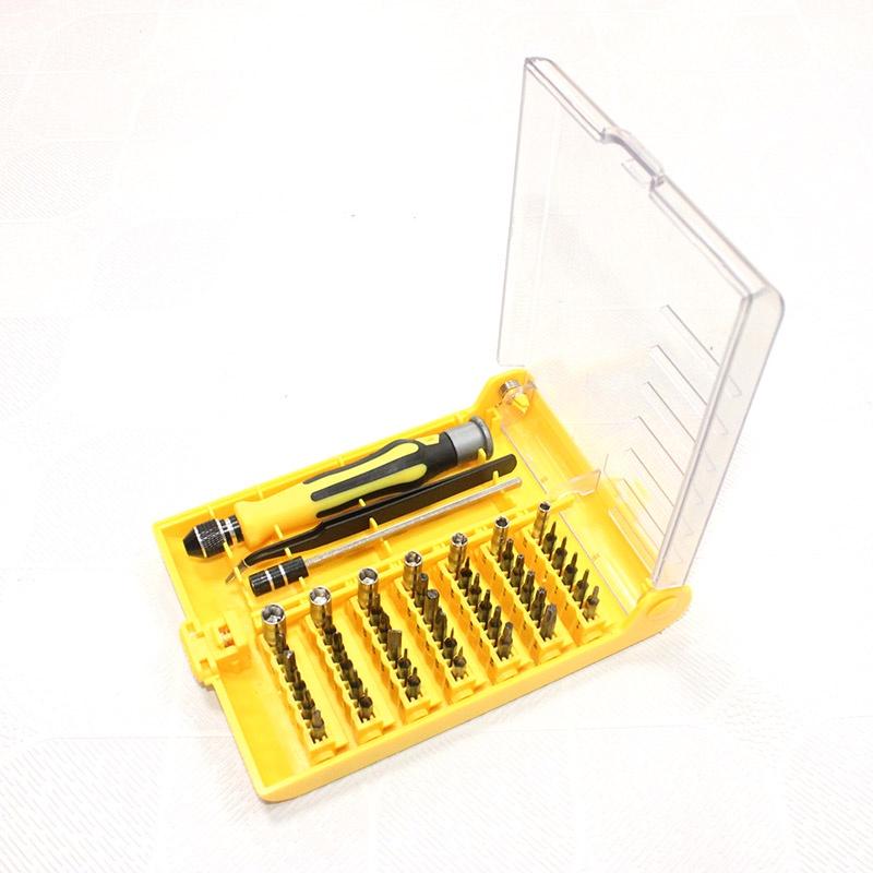 Versatile 45 In 1 Precision Torx Screw Driver Tweezers Set For Mobile Device Repairs