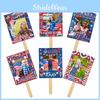 Day Independence Theme Flag Pattern Handheld Photo Frame Shooting Prop Decor