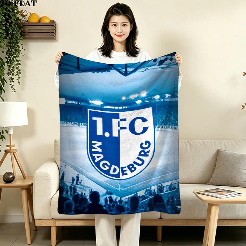 1PC 1 Fc Magdeburg Patterned Flannel Blanket Suitable For All Seasons For Home Decor Warmth And Comfort Gifts Holiday Present