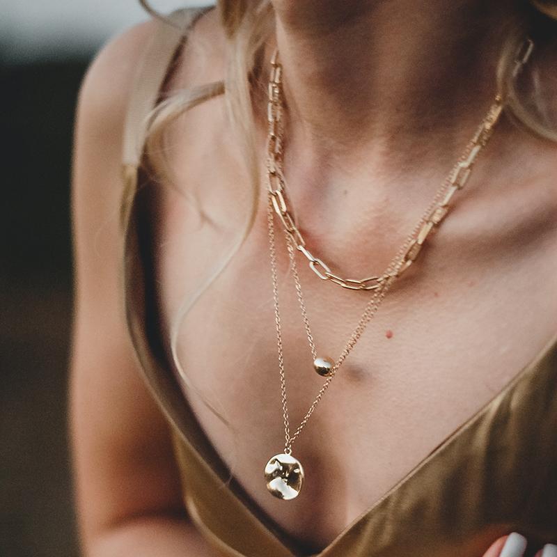 No Fade 1meter Stainless Steel Necklace Chain Cable Gold Chains Findings DIY Supplies Lots Wholesale Jewelry Making Components