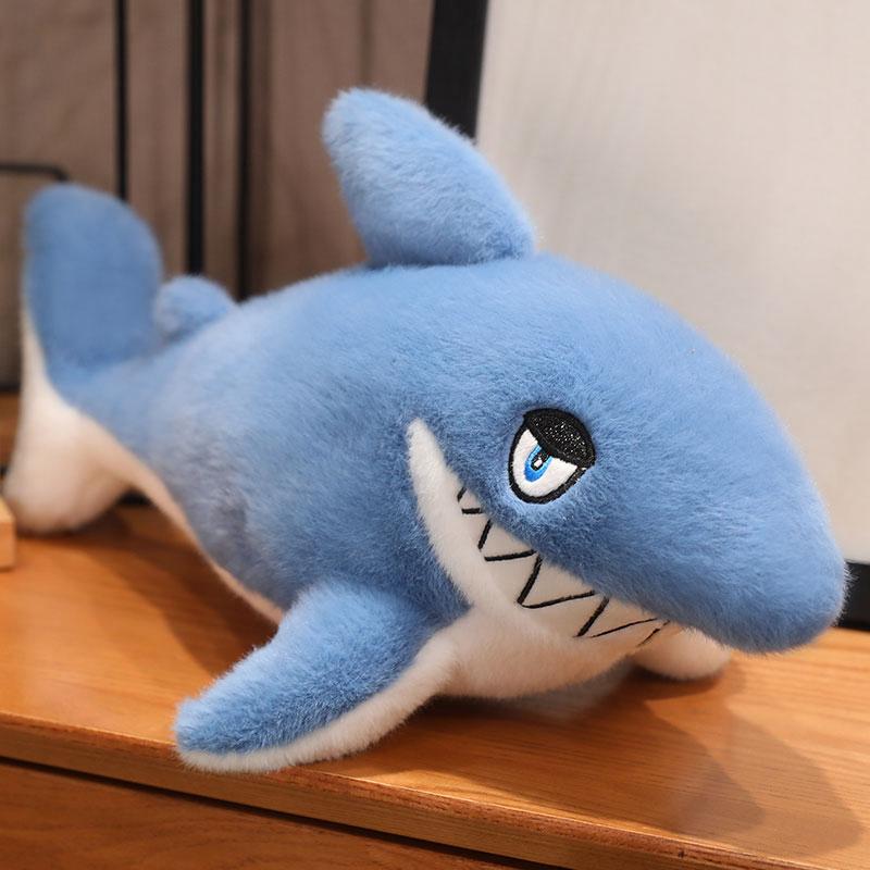 45-85cm Kawaii Cartoon Simulation Anime Hai Meerestier Plüschtier Kinderhai Handgemachte Puppe Geschenk 45cm