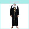 Elegant Arab Prince Costume For Men With Rich Black Polyester Fabric For Halloween Events