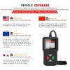 YA101 OBDII/EOBD Code Reader OBD2 Scanner Check Engine Battery Tester Full OBD Function Car Diagnostic Auto Scann Tool
