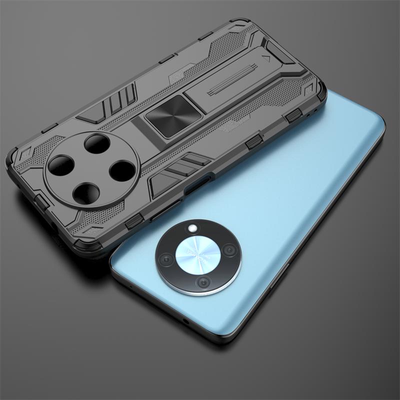For Hauwei Nova Y90 Case Camera Protect Car Magnetic Stand Phone Case For Huawei Nova Y90 Y 90 90Y Armor Shockproof Back Cover