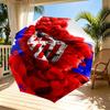 football club Print Automatic Open Close Umbrella, Portable Foldable Umbrella, for Outdoor Commute Camping Trip, Ideal Birthday Gift