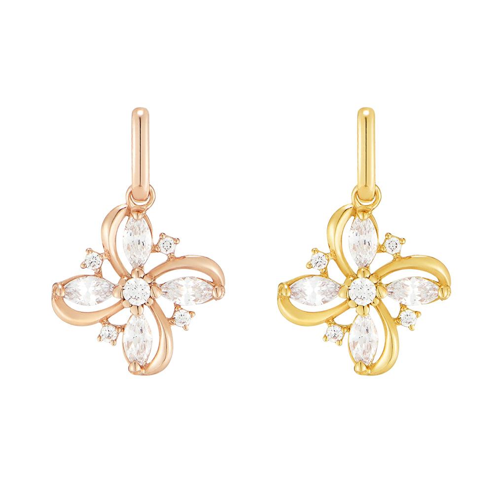 Paul Brial 14K Folia Pendant Ptgp0106
