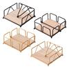 Napkin Holder for Table Flat Napkin Dispenser with Weighted Arm Square Cocktail Paper Holder for Kitchen Dining Room Restaurant Decor
