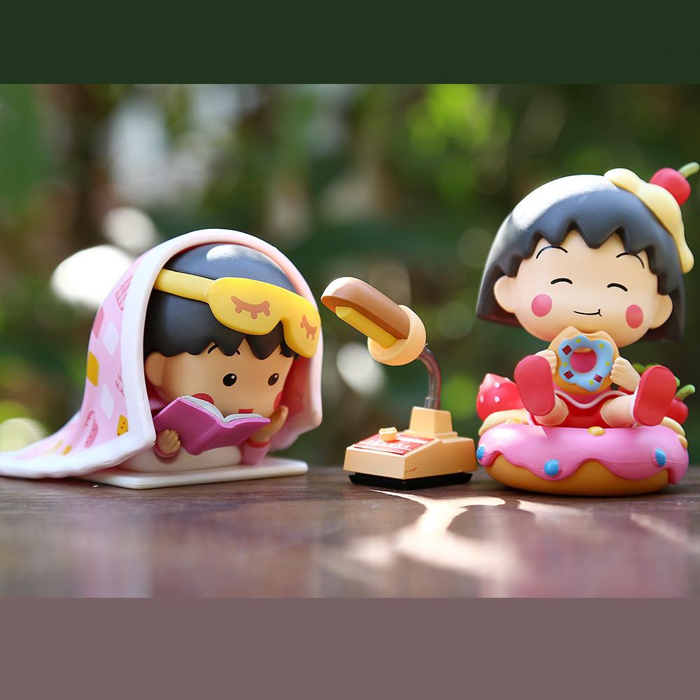 Whimsical Cherry Maruko Anime Figure Adorable Pvc Collectible Doll For Decoration