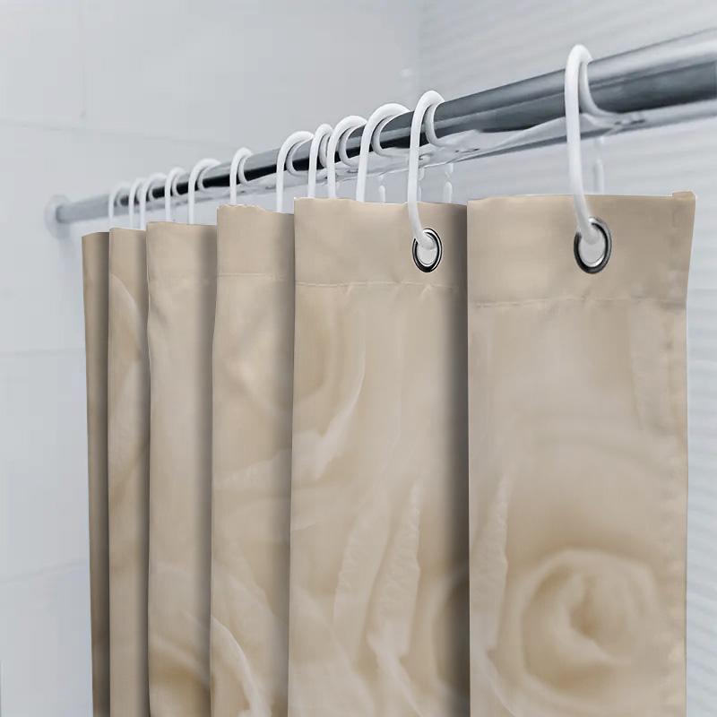 White Rose Print Shower Curtain With High-Quality Fabric For Bathroom Decor Perfect Gift Idea 175X203Cm69 X80InchAliexpress