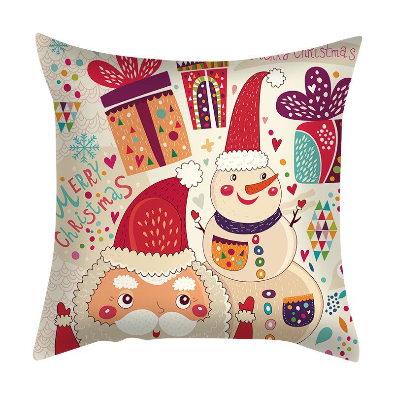 Cartoon Pillowcases Christmas Nordic Cross-border Special for Living Room Bedroom Cushion Cushions