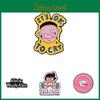 Unique Cartoon Character Duck And Chicken Leg Brooches Stylish Metal Accessories For Fashion Lovers