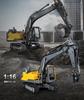 Alloy RC Excavator with Wireless Power Unlimited Lights Miniature Construction Construction Vehicle Birthday for Beaches and Sandboxes Excavator,