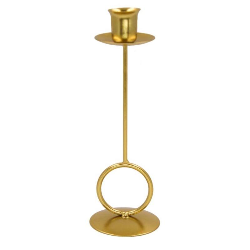 Contemporary Metal Candle Holder Iron Taper Candle Stand Candlestick Stand for Romance Wedding Centerpieces Decoration