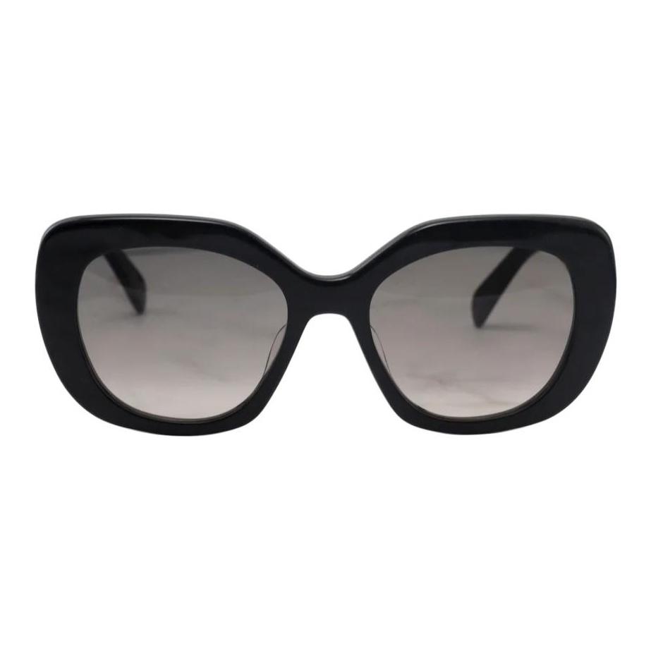 Celine Triomphe 06 Lunettes de soleil carrées Lunettes de soleil pour femme Noir CL40216 U-01F