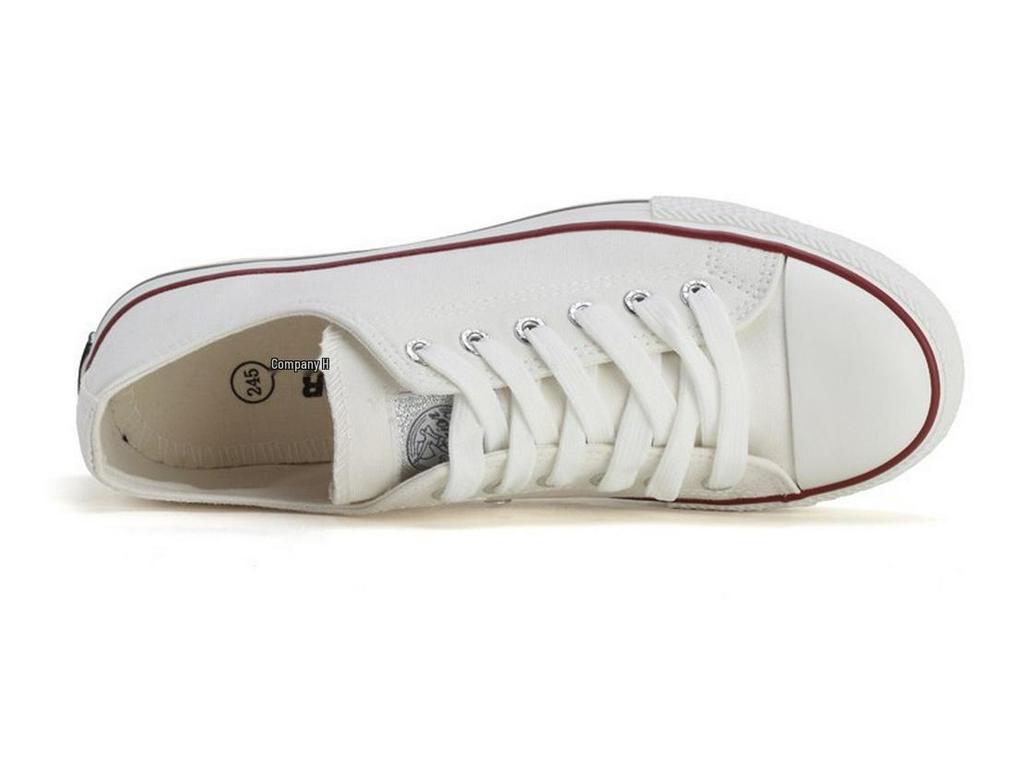 HuiLi Unisex Black & White Low-Top Canvas Sneakers for Sports & Casual Wear