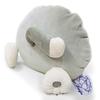 MORIPiLO Disney Cinderella & Lucifer Die-Cut Back Cushion Hugging Pillow - Soft and Fluffy Texture - Plush Toy, Nap Pillow, Gray, 45x35x10cm - Disney