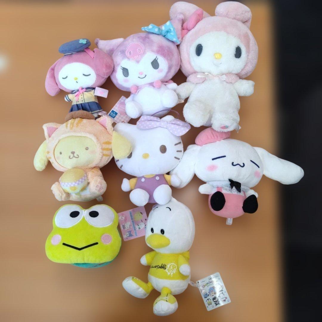 Sanrio character stuffed toy set of 8 My Melo