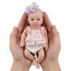 8 Inch Elastic Solid Pure Silicone Reborn Babies Doll Bettie Soft Stretchable Limbs Simulation Doll Truth Like Mini Toy Baby Dolls for Kids Xmas Gifts