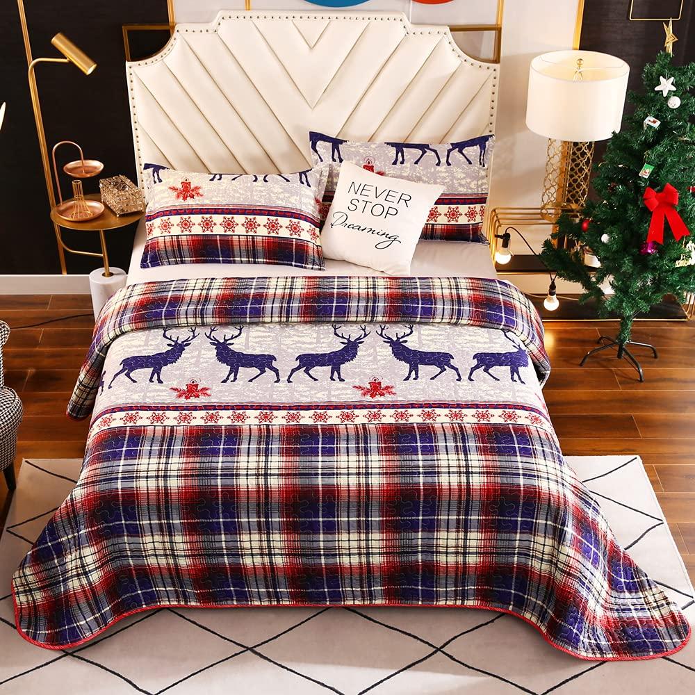Cool Deer Bedding Collections King Queen Size Comforter Collections For Boys Kids Comforter Collections With 1 Comforter 2Pillowcases Room Decor