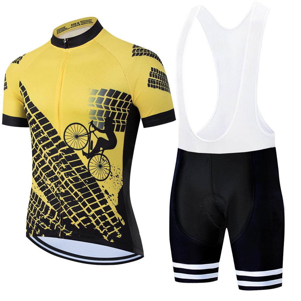 2026 NEW Pro Bicycle Team Short Sleeve Maillot Ciclismo Men's Cycling Jersey Sets Summer Breathable Cycling Clothing Suit