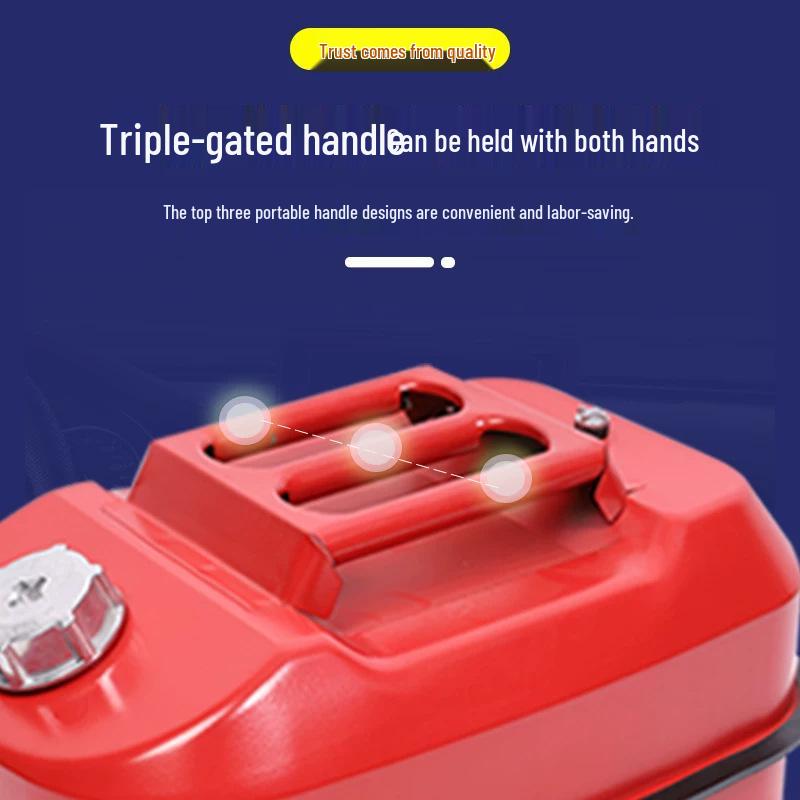 Horizontal Portable Thickened Fuel Drum - 5L/10L/20L for Gasoline & Diesel