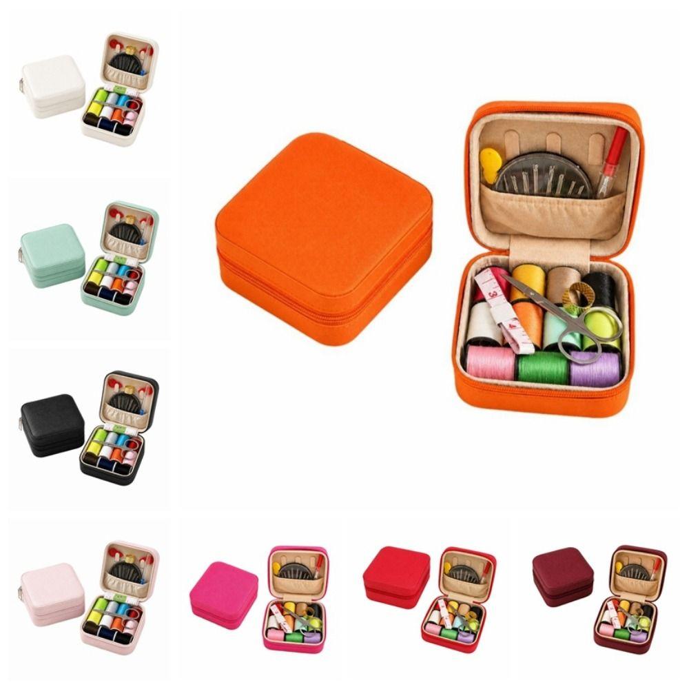 Portable Sewing Storage Box DIY Projects Sewing Supplies Organizer Hand Sewing Tool Kit Household